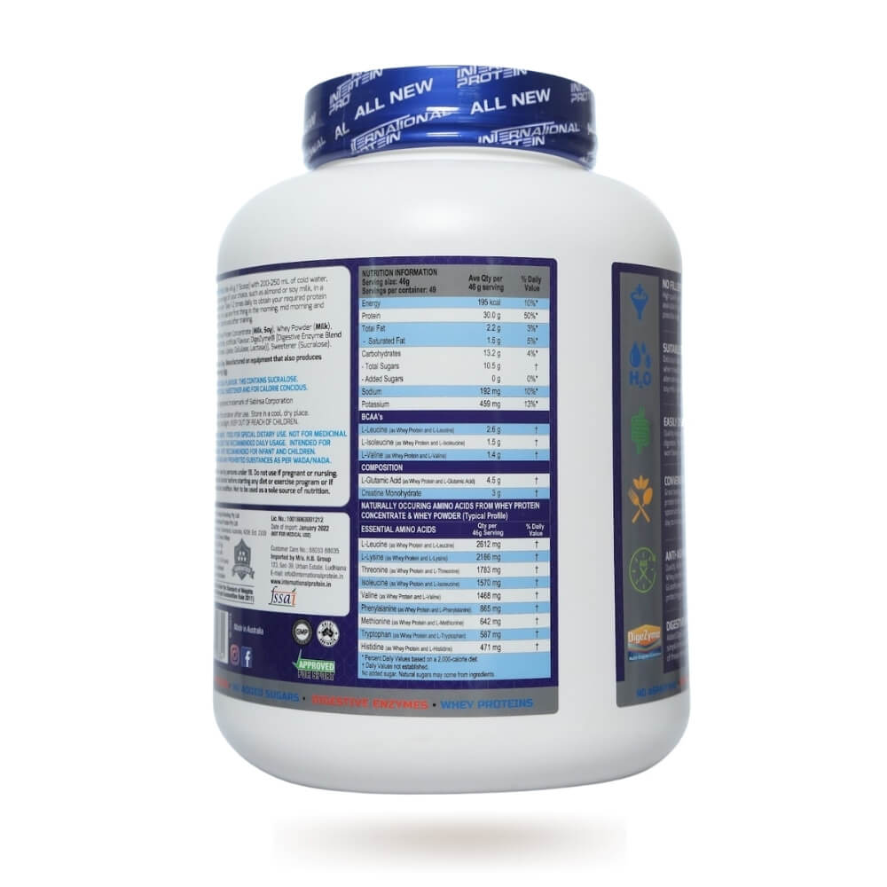 INTERNATIONAL PROTEIN GROW A WHEY CHOCOLATE